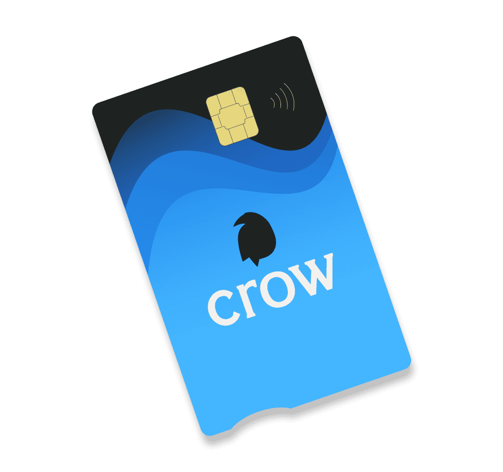 An image of the blue Crow card
